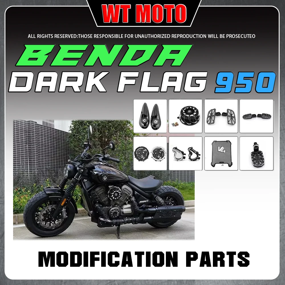 

For BENDA Dark Flag 950 Universal Full Vehicle Modification Accessories Replacement Parts