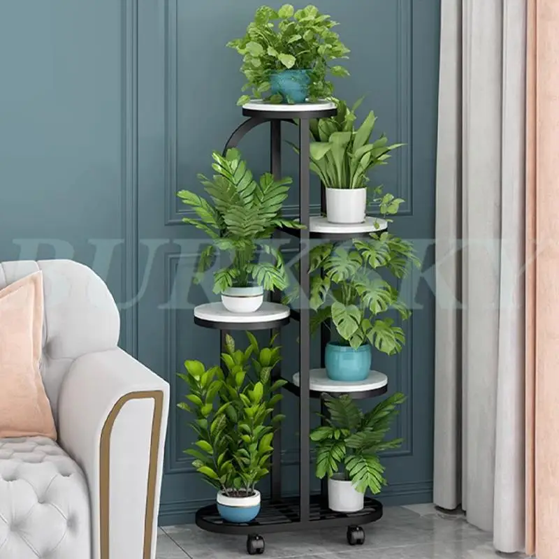 Plant Stand And Flower Stand 4/5/6 Tier Flower Shelf Planter Rack Storage Organizer Display Indoor Garden Balcony Storage Rack