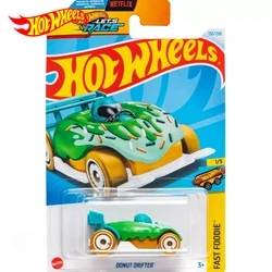 2024H Original Hot Wheels Car Donut Drifter LET'S RACE Toys for Boys 1/64 Diecast Model Voiture Brinquedos Foodie Birthday Gift