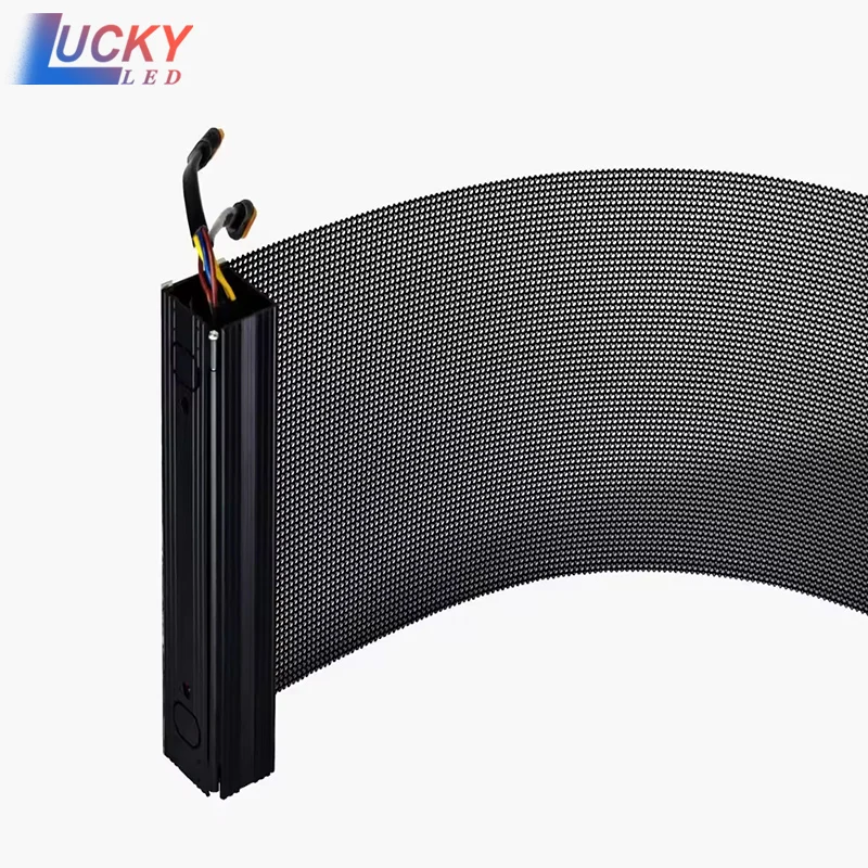 Pubblicità HD con schermo trasparente a LED ad alta risoluzione Vedi attraverso il display trasparente per il centro commerciale Home Theater P3.91