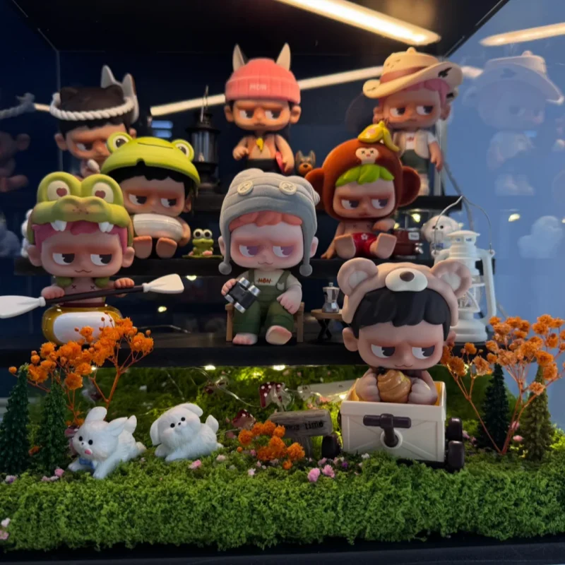 

Toycity Monboo The Camping Dairy Series Blind Box Mystery Box Guess Bag Toys Doll Cute Anime Ornaments Collection Model Birthday