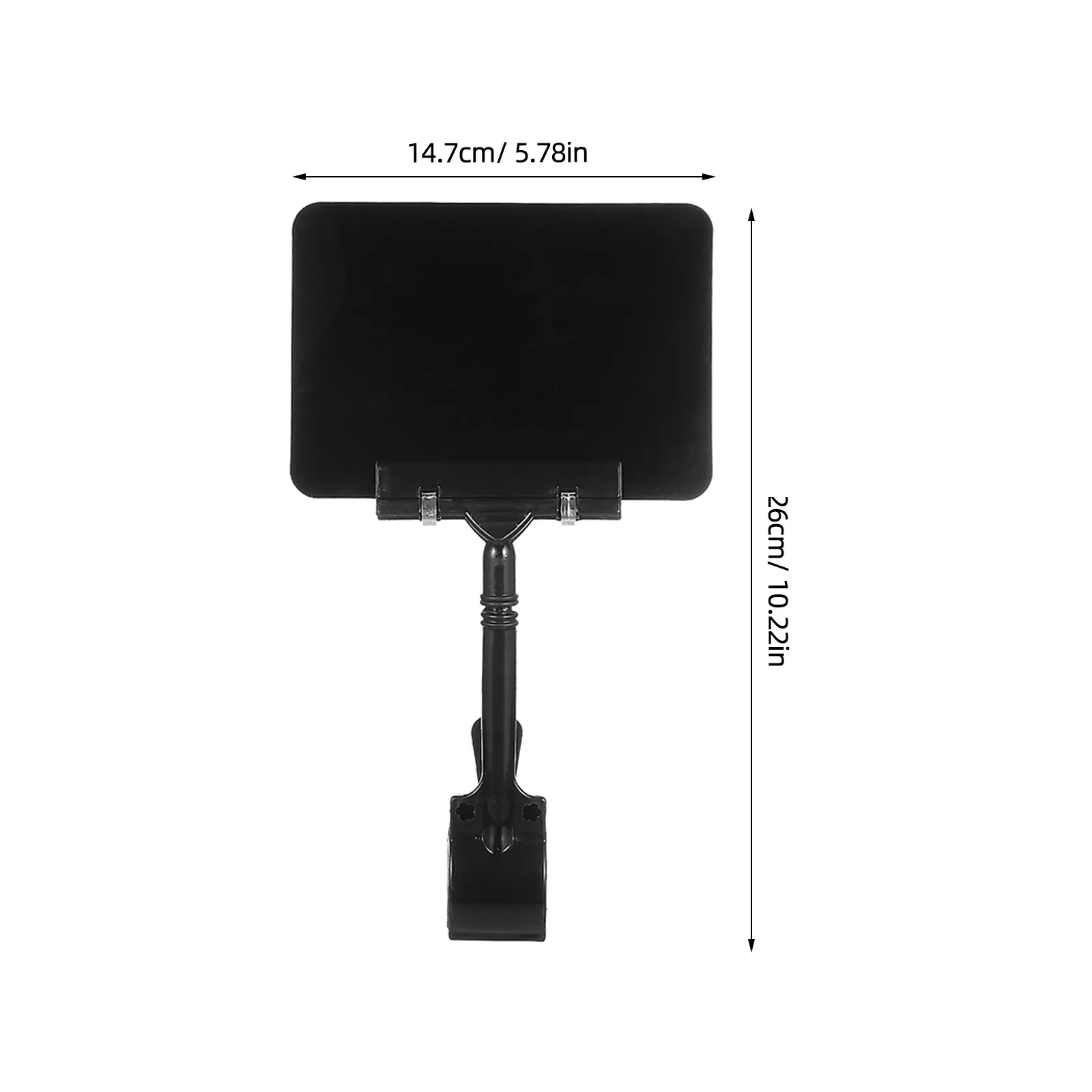 4Pcs Versatile ABS Price Tag Clip Holder for Clear Product Messaging Erasable Label Rack Display Stand Desk Sign Stand