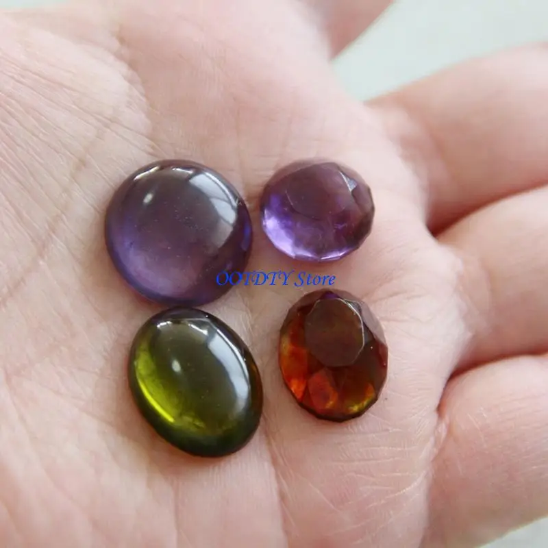 367A Easy To Use Round And Oval Silicone Mould For Experts In Jewelry Creation