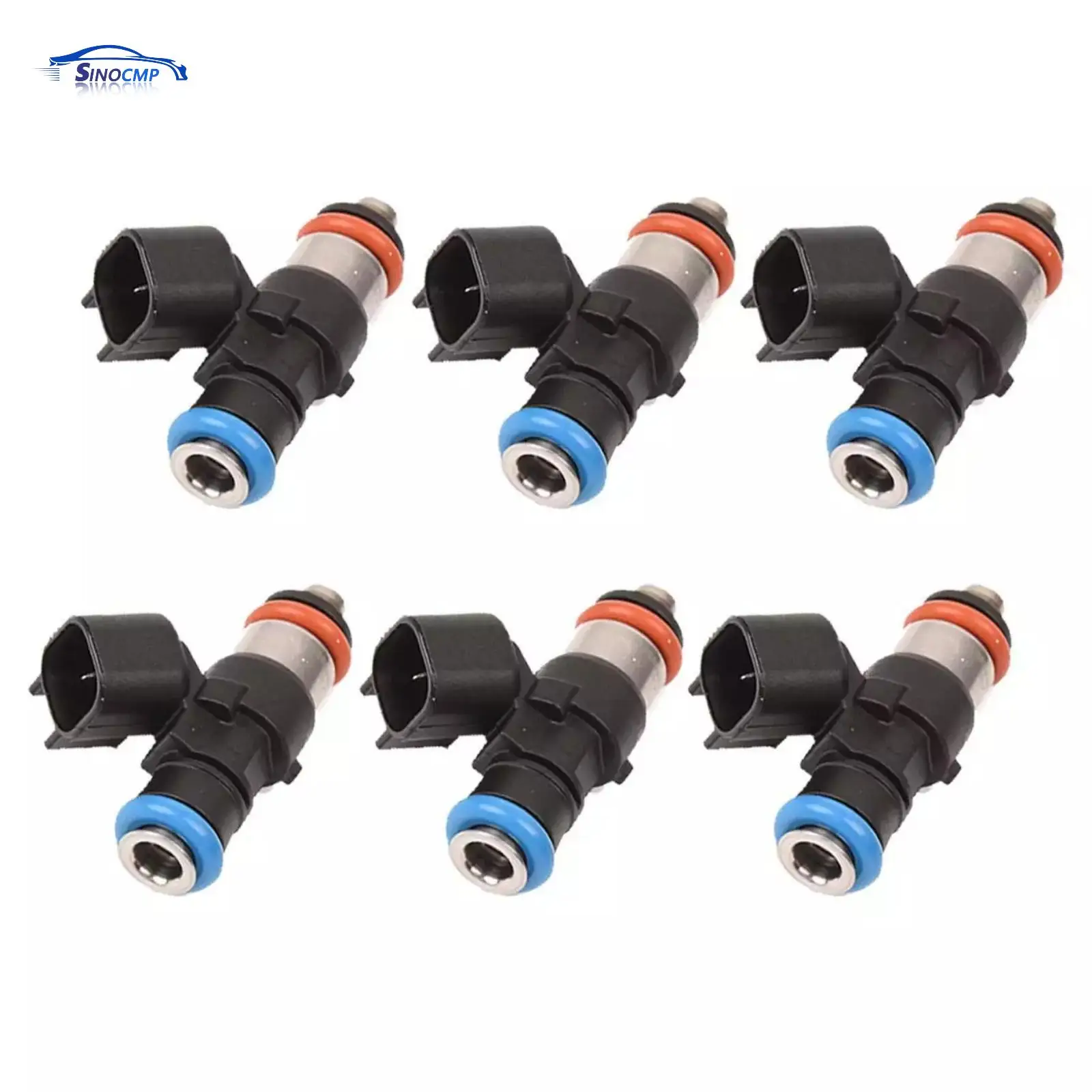

6 PCS Fuel Injectors Fit For 2007-2011 Ford Edge Flex Fusion Taurus Lincoln MKS MKT MKX MKZ Mazda Mercury 3.5 3.7L 0280158091