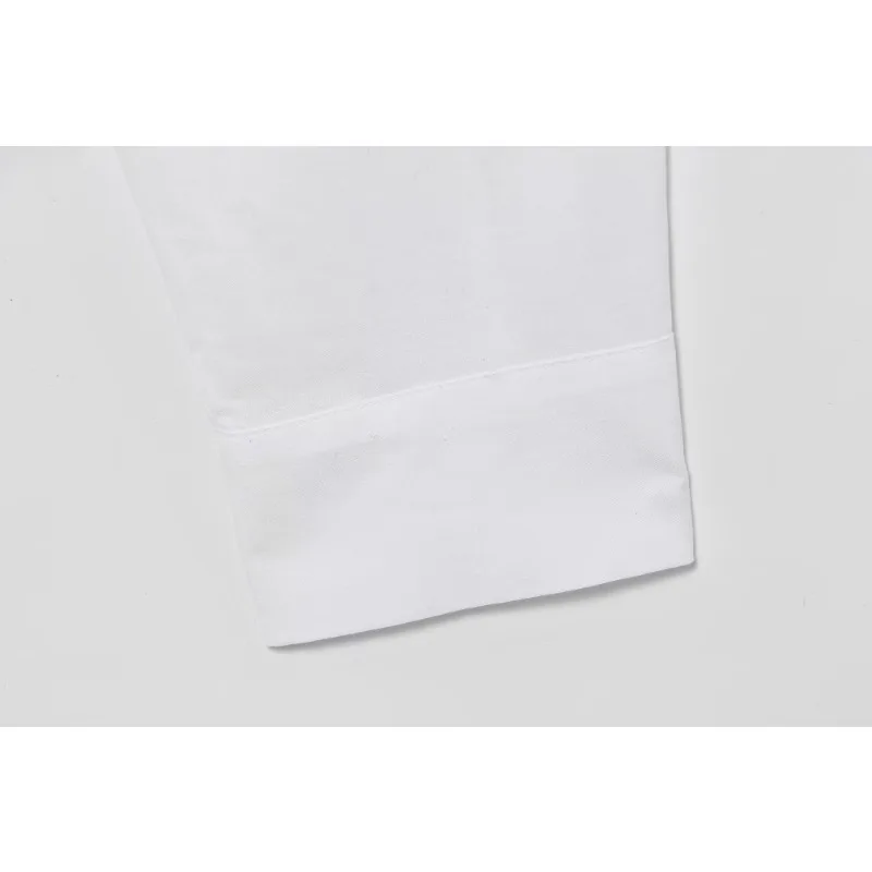 قمصان نسائية أنيقة بياقة بيضاء وأكمام طويلة مطرزة بالزهور كاجوال ريترو ملابس الشارع الشهير تاريخ المكتب