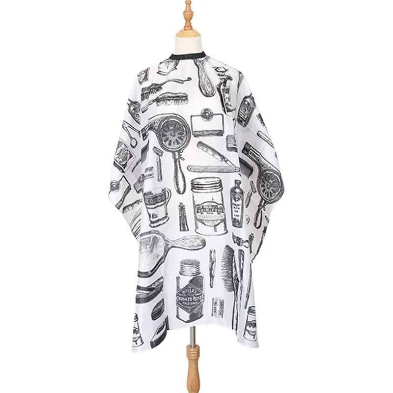 

New Hair Cutting Layer Cape Coiffure for Hairdresser Dressing Gowns for A Haircutting Cape Haircut Apron Kappersmantel RFWJ01
