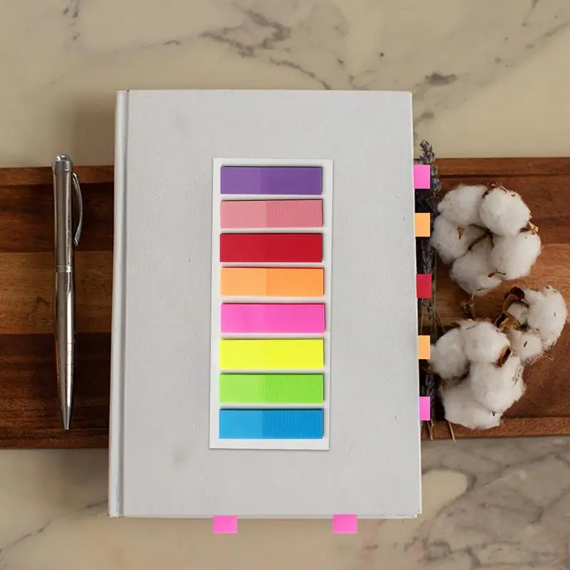 Page Markers Sticky Tabs 8 Colors Page Markers Tabs Annotation Tabs Colored Sticky Tabs Small Sticky Notes Flags For Students