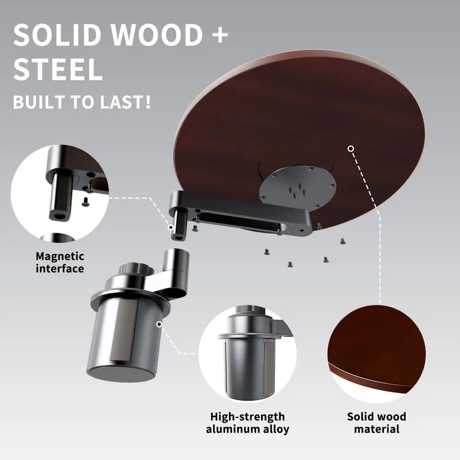 Plateau amp bureau de voiture pour ordinateur portable, Table porte-gobelet en bois rotative à 360 degrés, plateau de volant, accessoires de voiture pour femmes et hommes, ordinateur