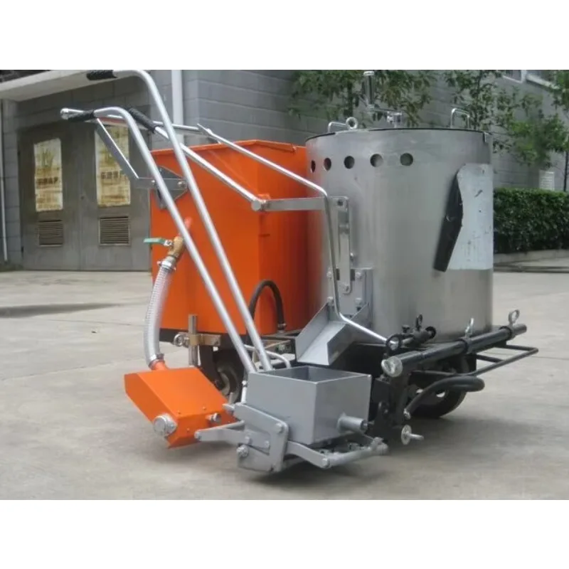 Máquina de marcação de estrada de derretimento quente linha de marca de estrada máquina de pintura de carro marcação de estrada veículo máquina de escrita de derretimento quente