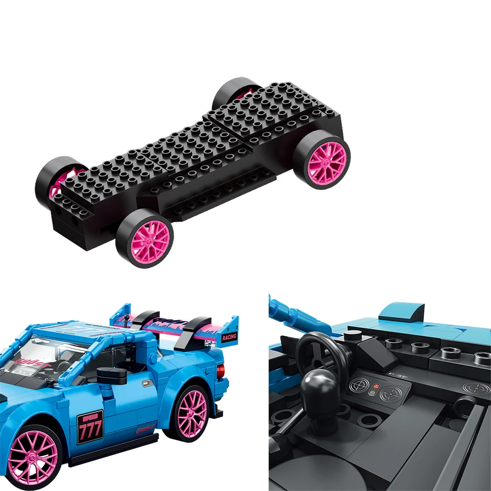 

MOC 391pcs 1:20 Remote Control Sports Car Technology Building Blocks Speed Racing Cars Assembly Supercar Toys Model Bricks Gifts