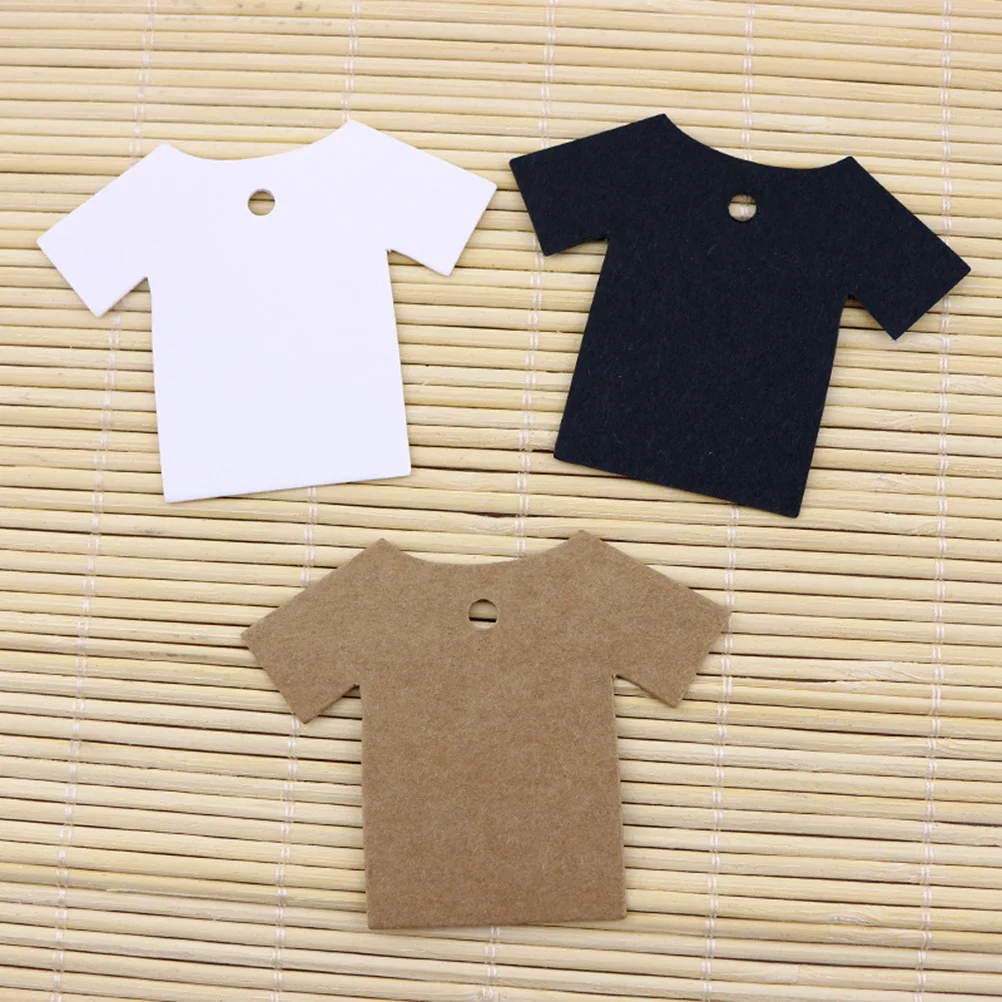 

100Pcs Brown Kraft Paper Tags Round Corner Hanging for DIY Scrapbooking Journaling Home Decor Party Decoration