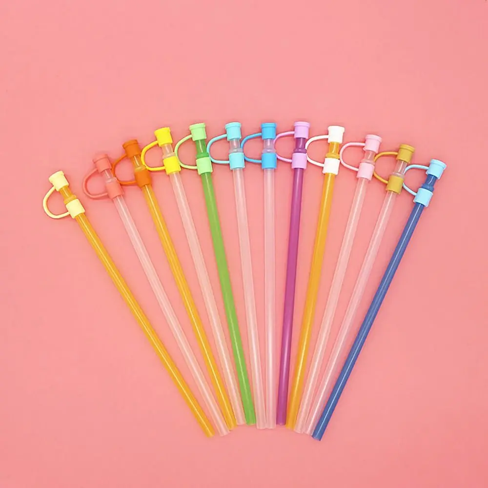 

8mm Straw Tips Covers Compact Dust-Proof Cap Protector Straw Topper Good Sealing Straw Tips Lids for Party Supplies