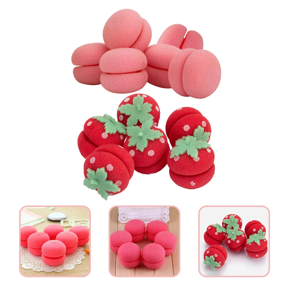 

12 Pcs Sponge Curler Hairdressing Curlers Balls Rollers DIY Tools Styling for Curling