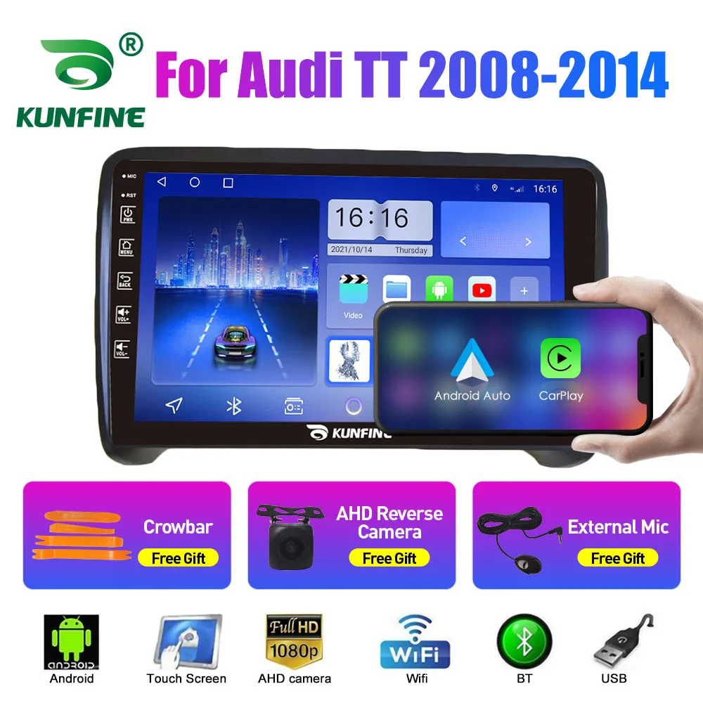 

10.33'' Car Radio For Audi TT 2008-2014 2Din Android Stereo DVD GPS Navigation Video Player Multimedia Carplay Android Auto BT W