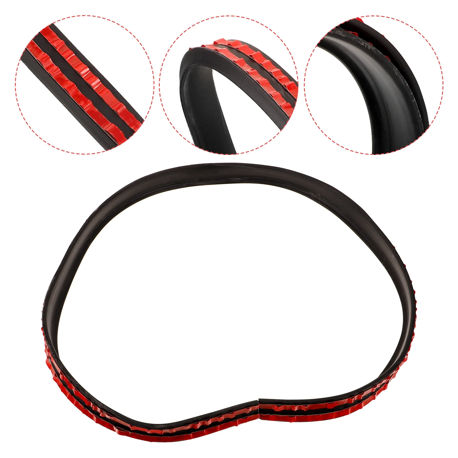 

Tail Wing Spoiler Roof Car Wing Universal Fit Resin Fiber No Drilling Installation Vehicle Rear Spoiler Accessory