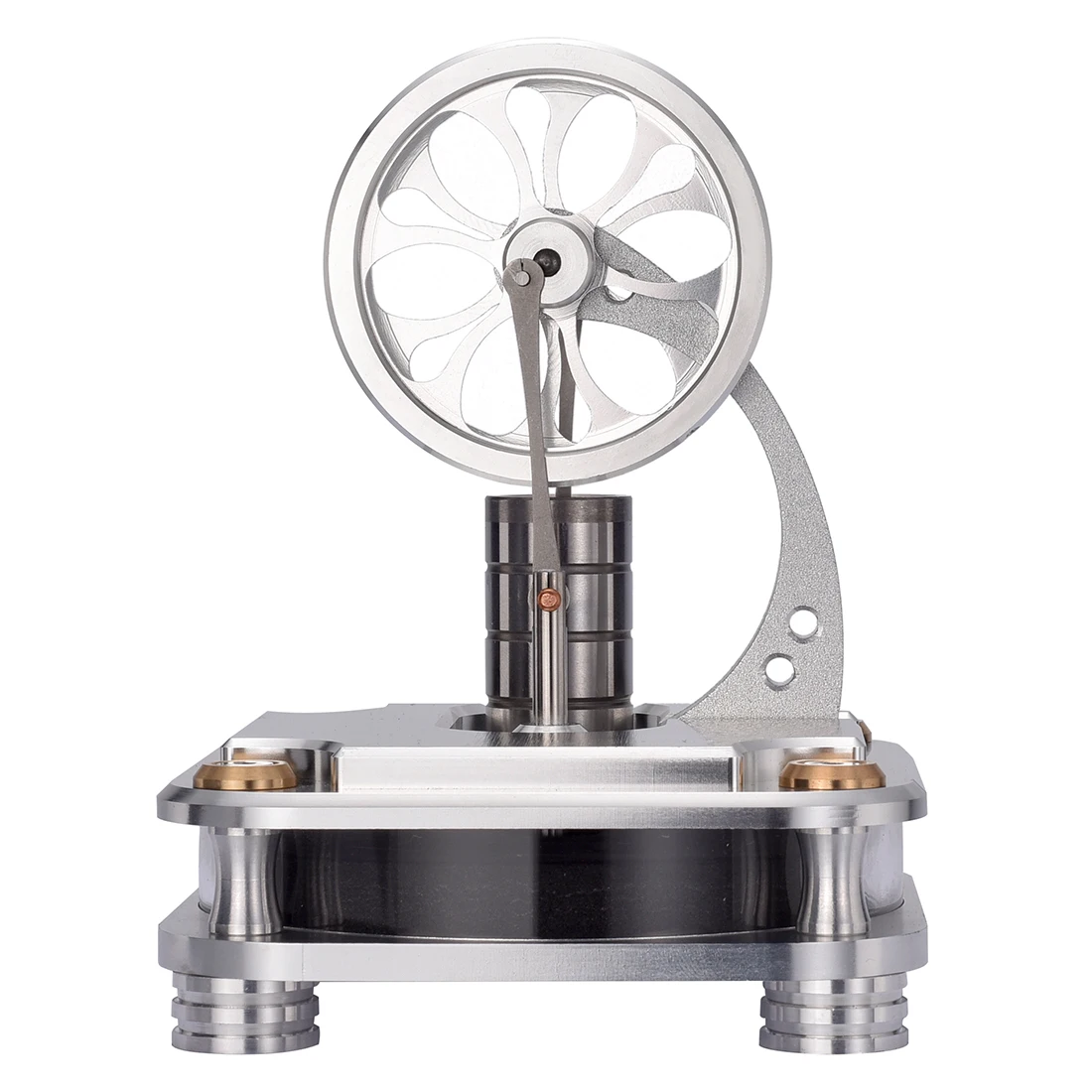 Newest Stirling Engine Model All Metal Boutique Vertical Launching Scientific Puzzle Toy Gift for Class Teaching Science