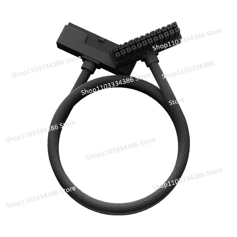 Computer Power Extension Cable ATX24PIN Main Board Extension Cable, One-line Extension Cable