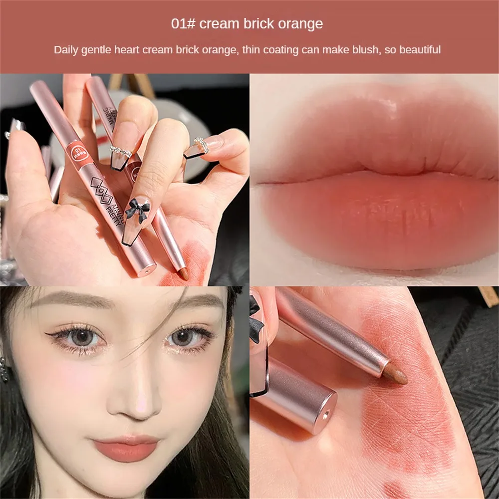 Automatic Rotary Lip Liner Easy Makeup Colour Lipstick Pencil Waterproof Long-lasting Matte Lipsticks Portable Girls Cosmetics