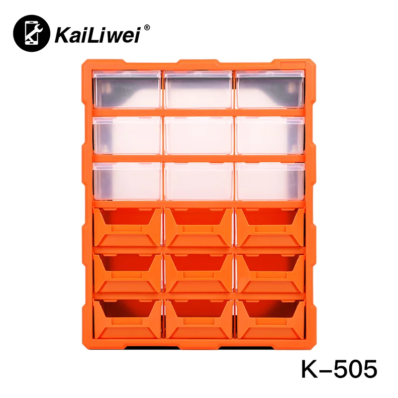 Kailiwei Drawer Type Parts Cabinet, Screw，Electronic Components, Combination Tool Classification, LEGO Sorting  Storage Box K521