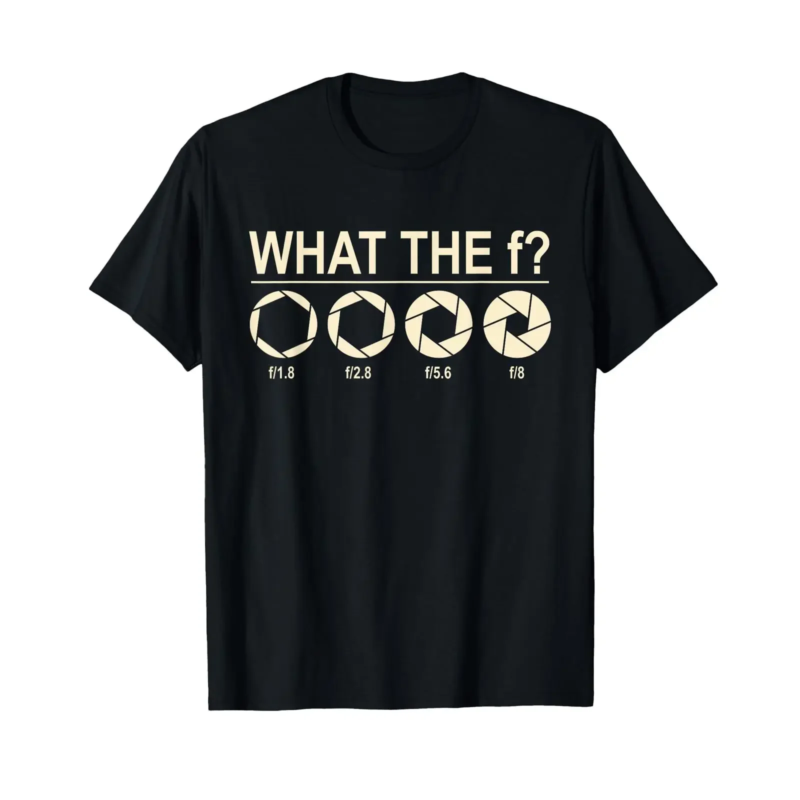 What The F Camera Aperture SLR T Shirt vintage Washed designer clothes Unisex Soft graphic Comfortable Stylish Stretched