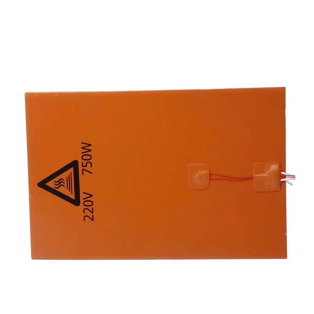 Almohadilla calefactora de silicona para impresora 3D, cama calefactora de silicona de 220V y 200W