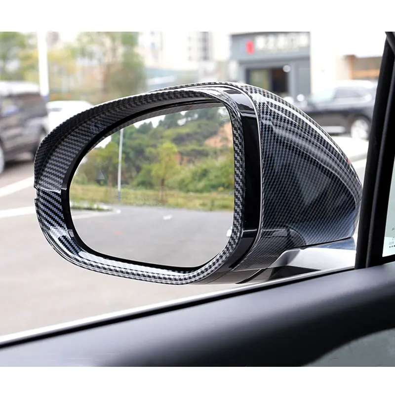 Car Rearview Visor Rain Shield for Byd Frigate Corvette 07 2023 2024 Carbon Fiber Rear Mirror Accessories Kit Auto Modify Parts