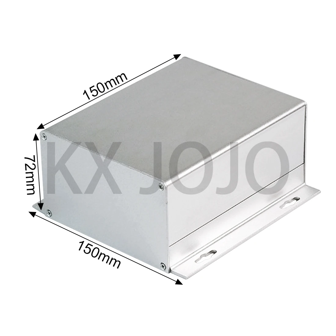 

Алюминиевый корпус 120*72*150 мм, Раздельный водонепроницаемый бокс, электронный бокс типа чехол, самодельный корпус для электроинструмента, серебристый