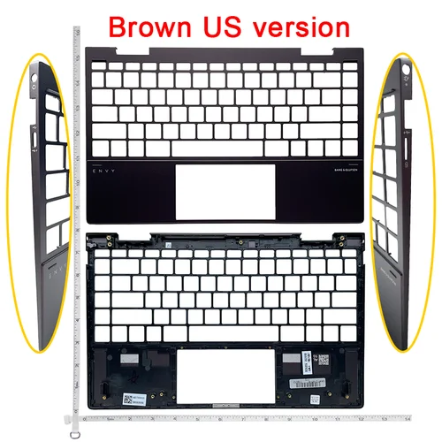 Imagen 2 del producto Nuevo para HP ENVY X360 13-AY 13Z-AY 13-BD TPN-C147 TPN-C152 L94498-001 cubierta superior LCD cubierta de reposamanos bisagras