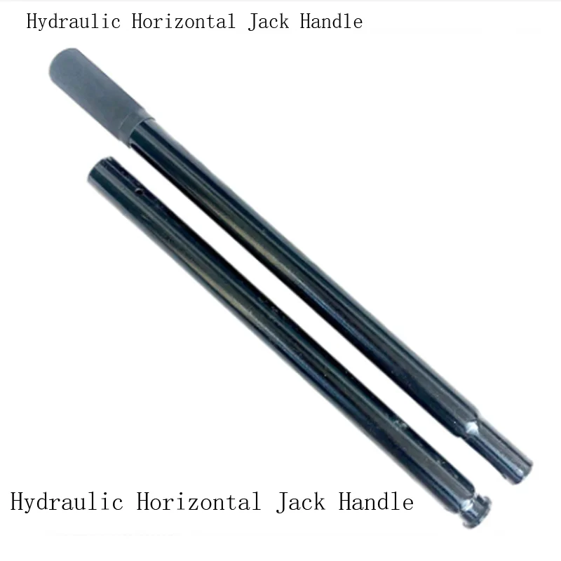 1PC Hydraulic Horizontal Jack Handle 3T 4T Accessories Horizontal Top Square Hole Long Rod Steel Pipe Pressure Rocker