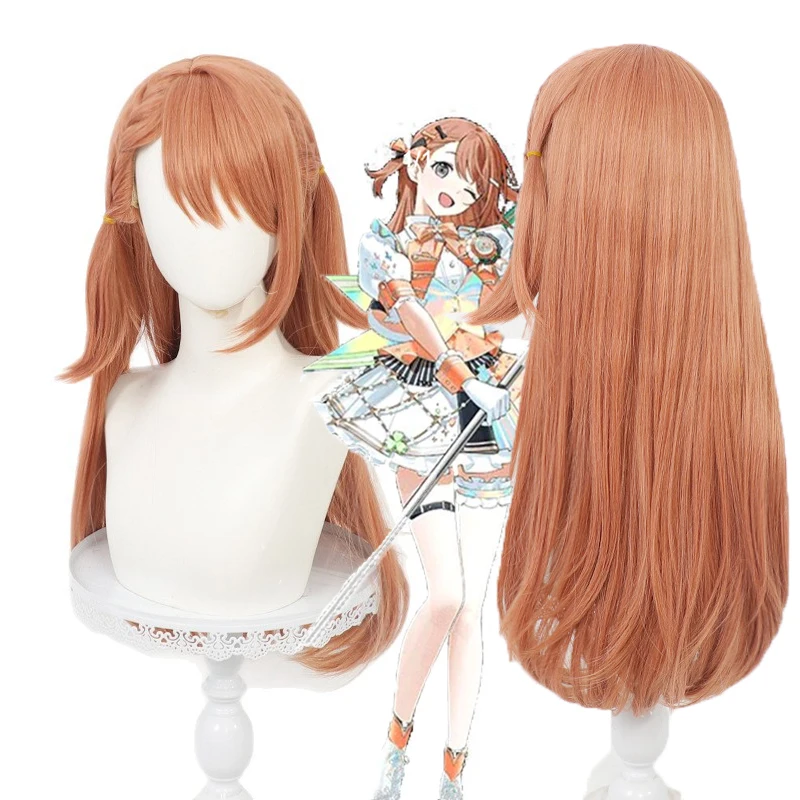 

In Stock Hanasato Minori Cosplay Wig Project Sekai 5th Anniversary Wig for Adult Synthetic Hair Heat Resistant Fiber +wig Cap