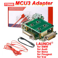 Launch GIII X431 MCU3 Adapter MCU 3 for X-PROG3 Key Programming for Mercedes/Benz All Keys Lost Kit Anti-theft Adapter ECU TCU