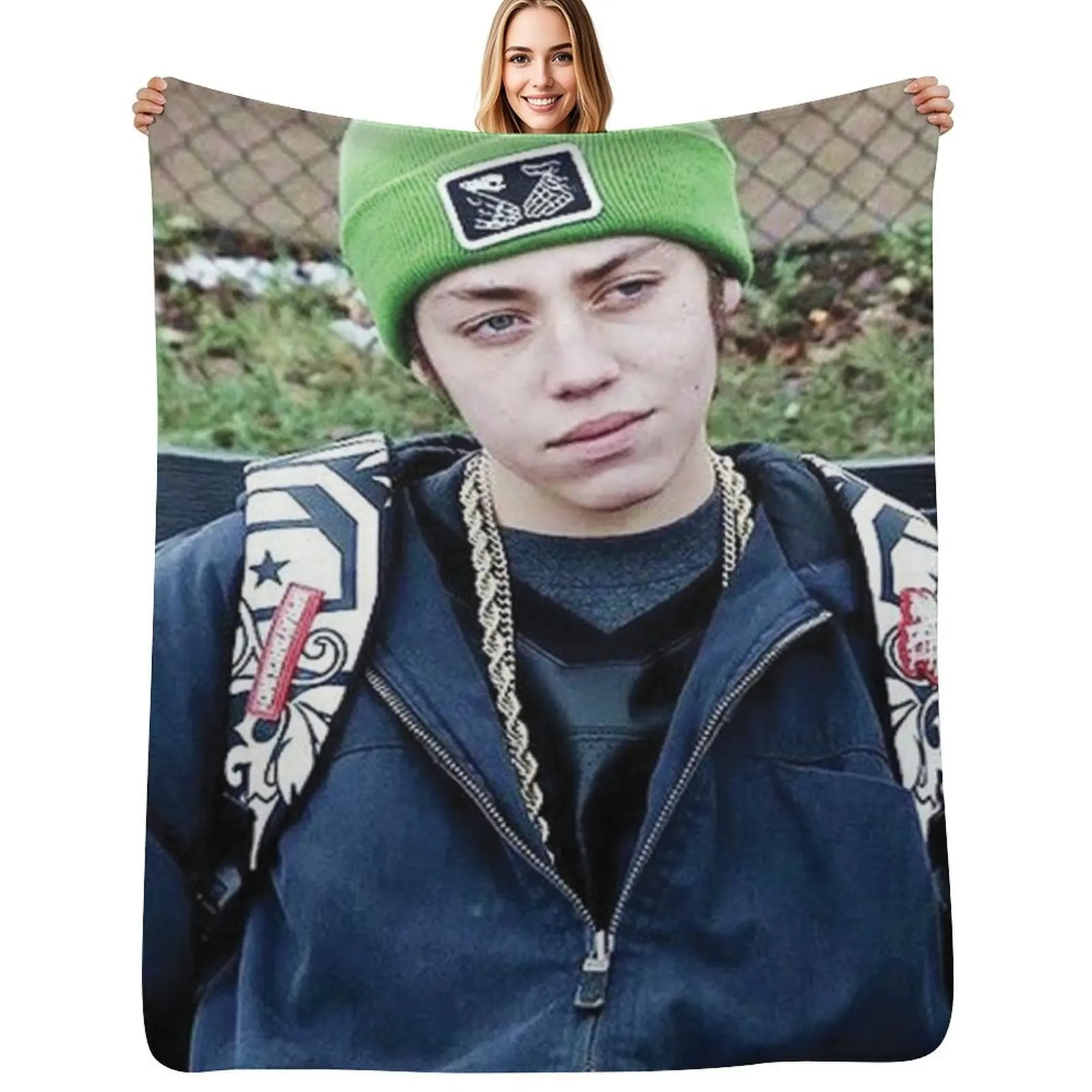 

Ethan cutkosky Throw Blanket Cozy Throw Blanket Birthday Gift for Him Her