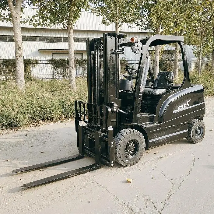 High Efficiency Electric Forklift Capacity 3 Ton 3.5 Ton Balanced Forklift 4 Wheel Electric Forklift For Sale