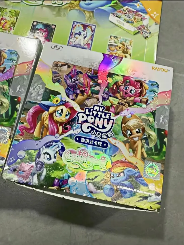 Tarjeta de My Little Pony, fantasía del país de las Maravillas, rubí brillante, Kayou genuino, juego comercial de princesa bonita, tarjeta de colección de Anime, juguete para regalo de batalla