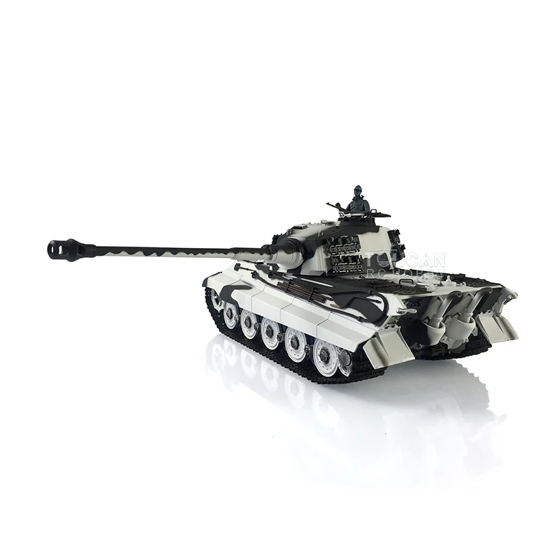 HENG LONG-tanque de plástico para niños, juguete de 2,4G, 1/16, 7,0, Tiger, 3888A RTR RC, Camuflaje, Snow Tiger II BB, TH19719-SMT4