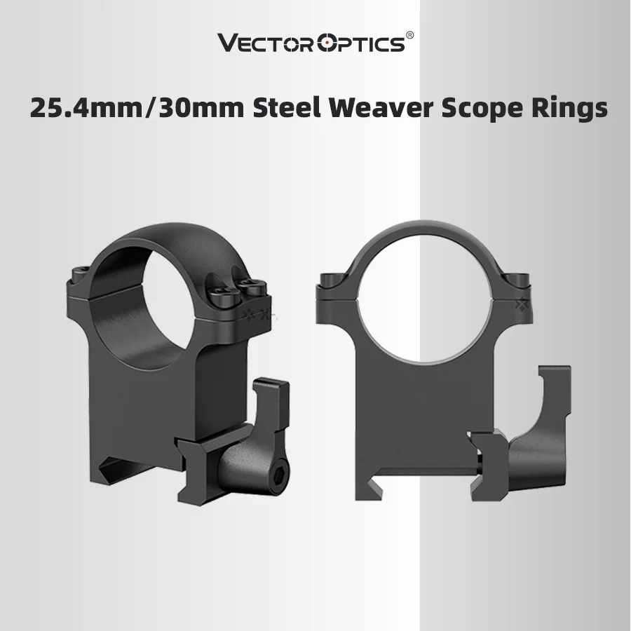 Vector Optics 25.4/30Mmrifle Scope Mount Ring Dia Low/middle/high Picatinny Weaver Ring Mounts for Hunting Tactical