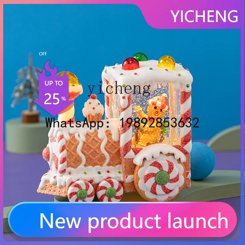 

Новогодние украшения B3: конфеты, пряничный человечек, игрушечный поезд, елочные игрушки