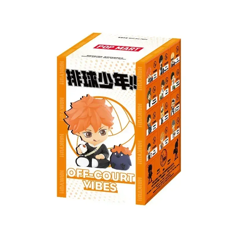 POPMART HAIKYU!! Seria OFF-COURT VIBES - Figurki Niespodzianki w Blind Boxach - Mystery Box - Figurka Niespodzianka - Caja Misteriosa - Pudełko Niespodzianka - Zabawki Kawaii