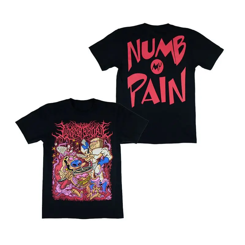 

LORNA SHORE Rona Coast Death Metal Band Nuclear Diablo Rock Свободные американские мужские и женские футболки из хлопка с принтом