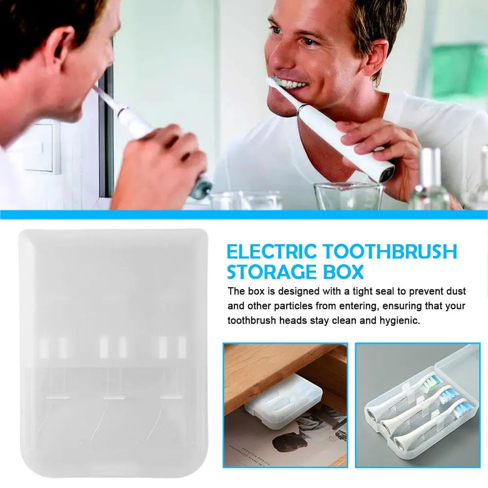 Universal Transparent Travel Electric Toothbrush Head Storage Case Box Travel Portable Box For Philips Oral B Sushi G5K1