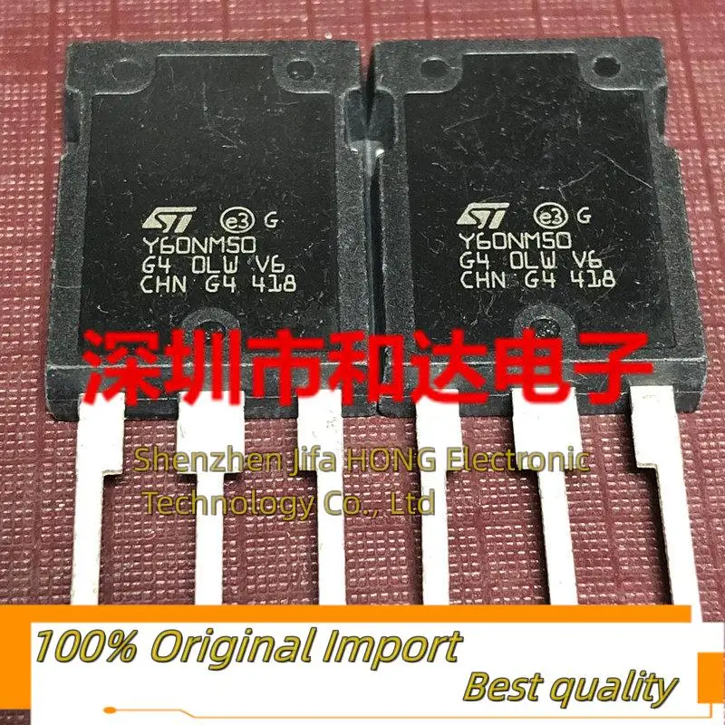 10PCS/Lot Y60NM50 STY60NM50   TO-247 500V 60A   Imported Original Best Quality