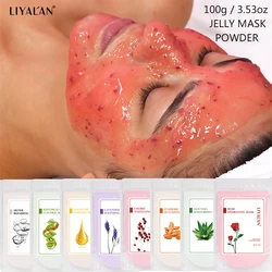 Hydrojelly Peel Off Mask Powder Face Skin Brightening Lighten Acne Blackheads Facial Clean Pores Rose Jelly SPA Facial Skin Care