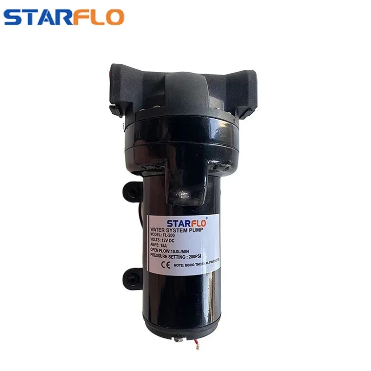 STARFLO FL-200 solar high pressure misting liquid car washing 200 psi ac 12 v diaphragm pump