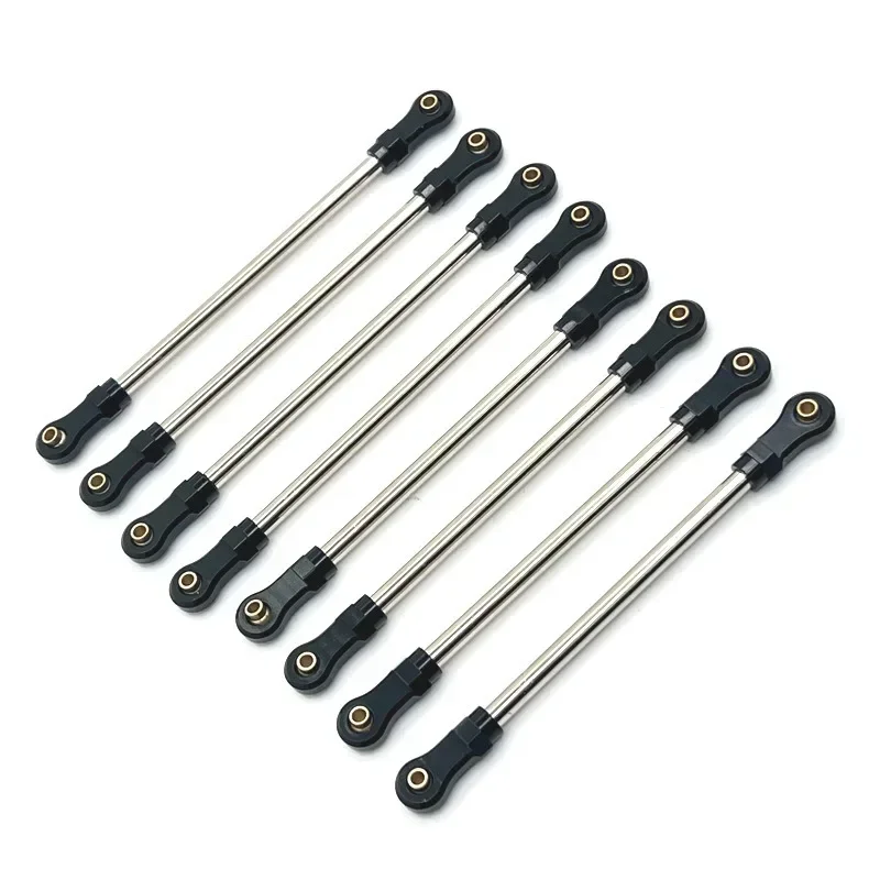 YIKONG YK4106 YK4107 8pcs Metal Pull Rod Link Rod Linkage 1/10 RC Crawler Car Upgrade Parts Accessories