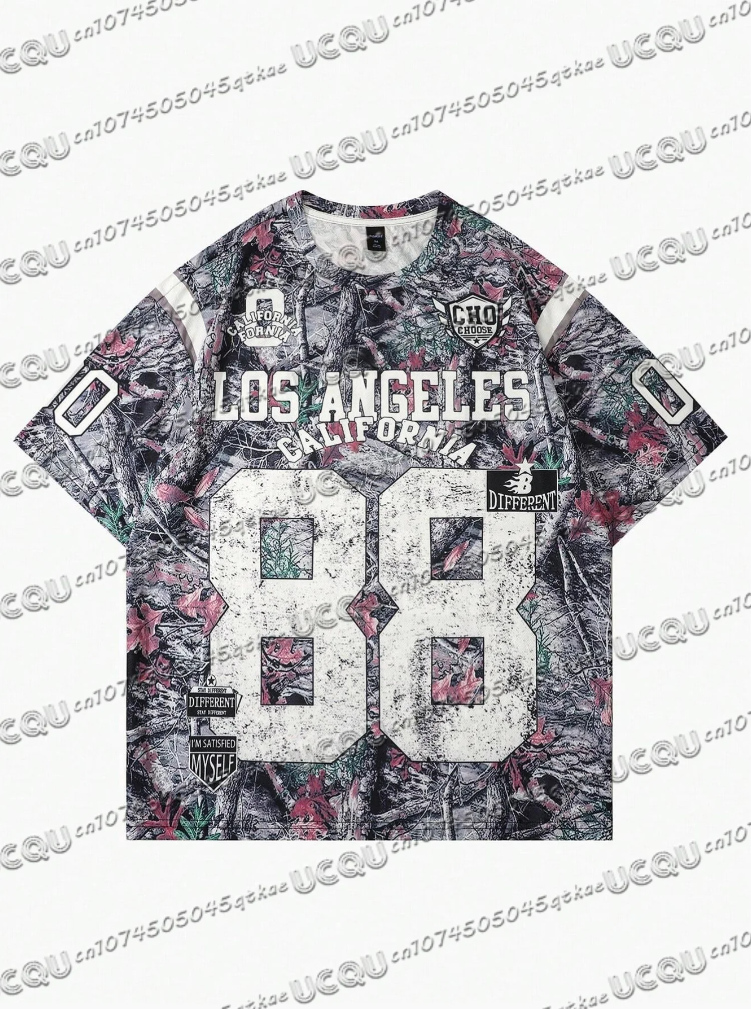 

LOSANGELES 88 Baseball jerseys Retro Unisex Men Women O-neck 3D Short Sleeve Kids Super Large Speed Drying Casual Sports Top