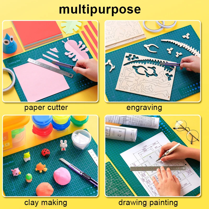 A4/A5 Cutting Mat Durable PVC Cut Pad DIY Patchwork Scrapbooking Cutting Plate Deskpad Handmade Art Tool Kits Desk Set