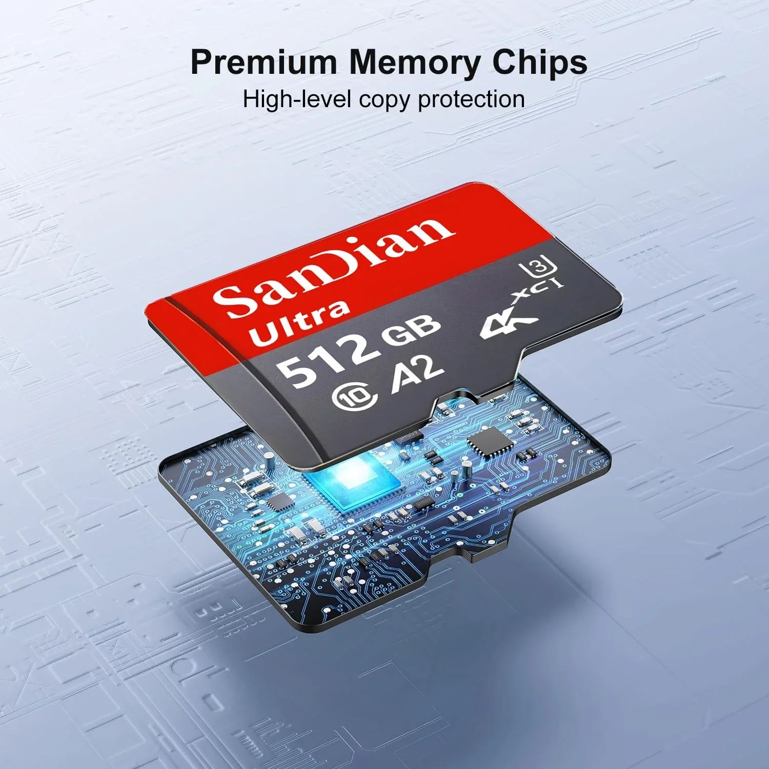 128GB 256GB 64GB Genuine Memory Card SD Cards TF Cards Micro TF SD Card Write 80MB/s U3 V10 for Drone/CCTV/Digital Frame/Toy - view 5