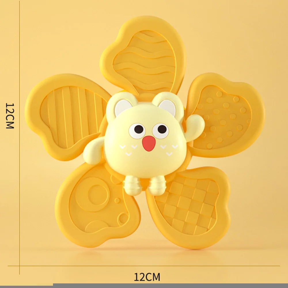 Cartoon Baby Fidget Spinner With Suction Cup Rotating Fingertip Gyro Puzzle Toy