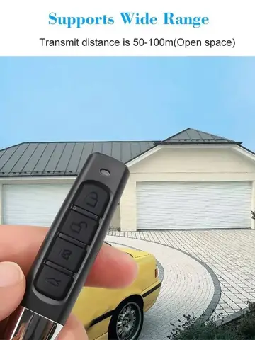 433MHz Auto Copy Remote Control Electric Garage Door Opener Remote Controller Duplicator Clone Cloning Code Transmitter