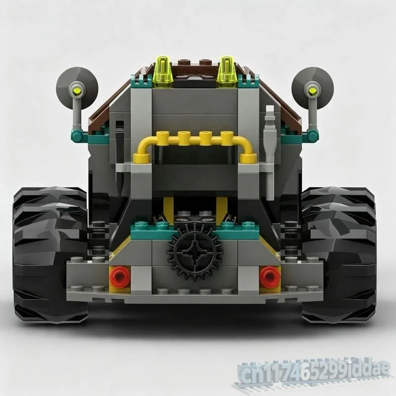 201PCS Rock Raiders Loader Dozer MKII MOC Custom Puzzle Vehicle Model DIY Assembly Educational Toy Building Blocks Popular Gift